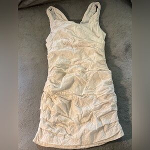 EXPRESS white formal dress